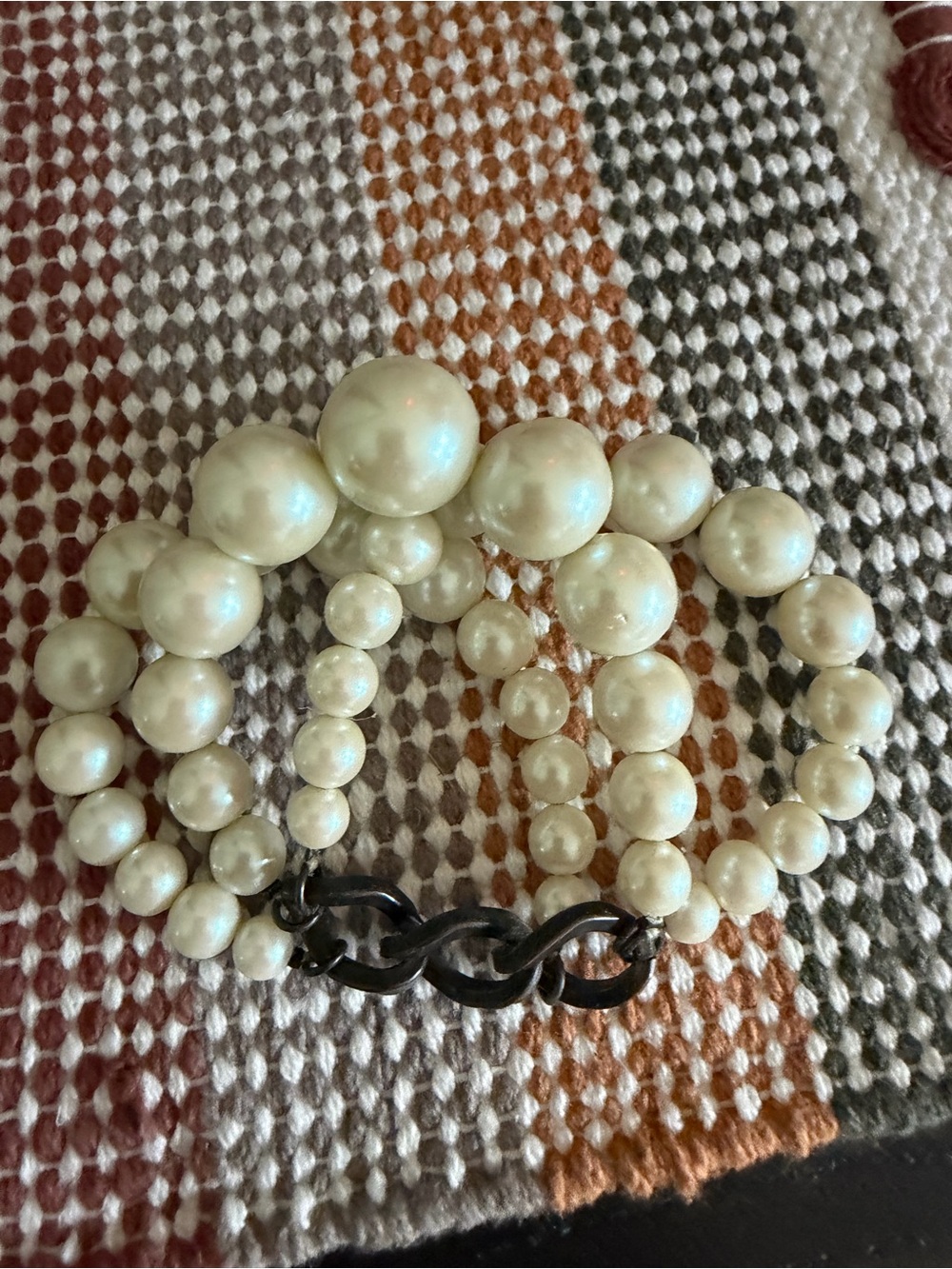 Classic Cream Pearl Stretch Bracelet Set
